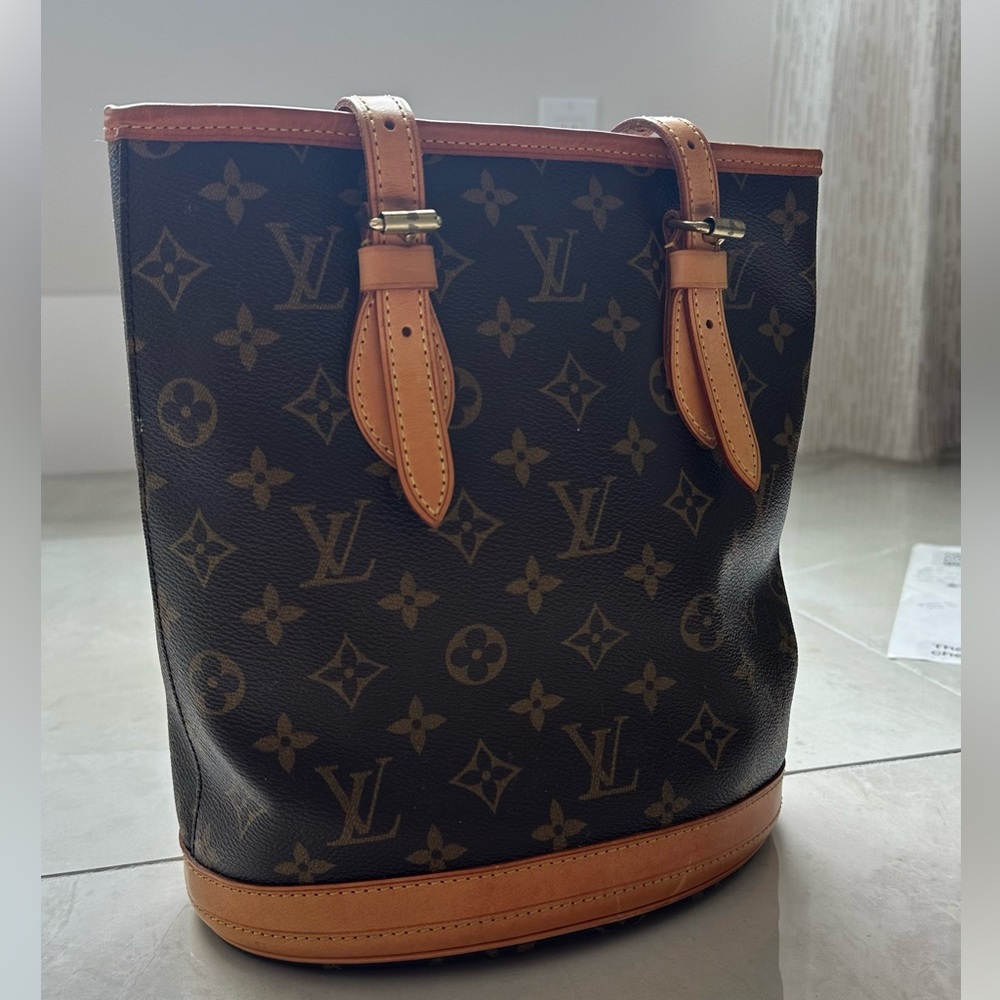 Louis Vuitton Petit Monogram Bucket Bag
